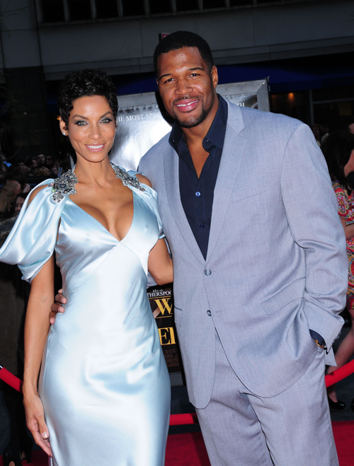 Michael Strahan and Nicole Murphy